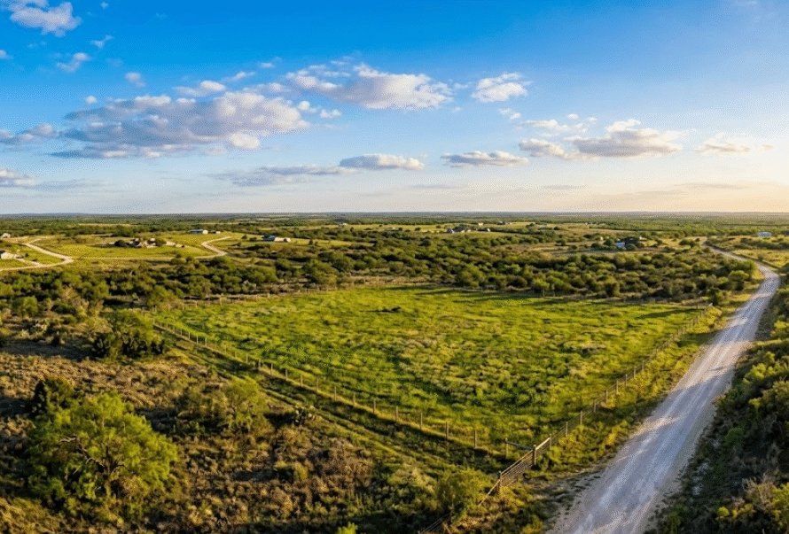 aerial view of landscape