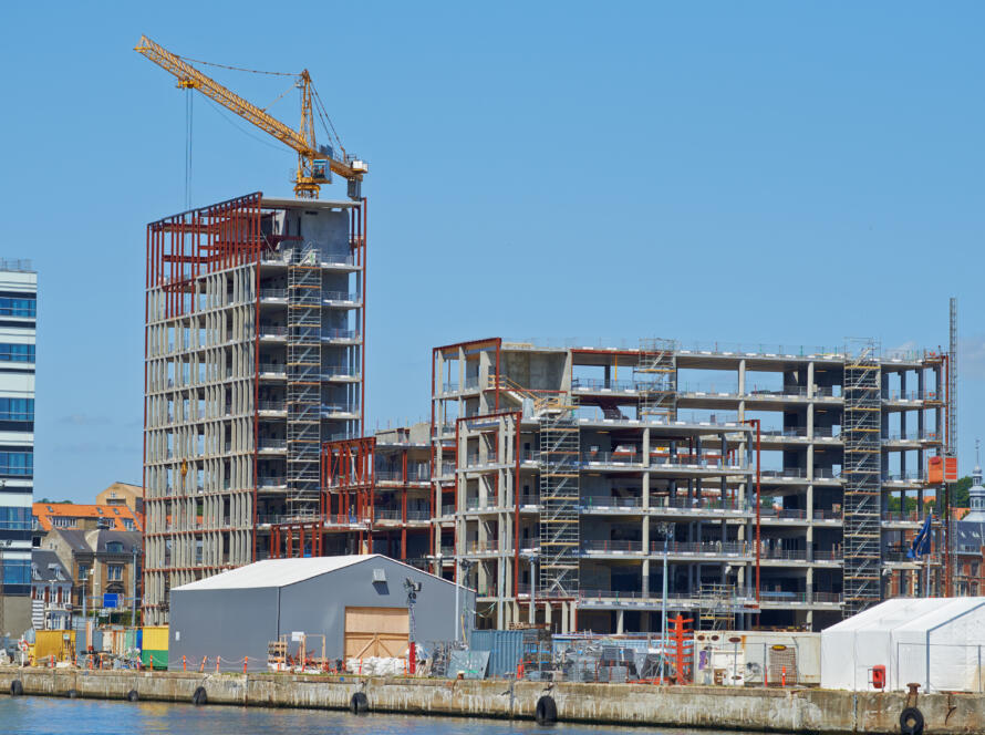 building construction representing Land Surveyor for Construction Projects