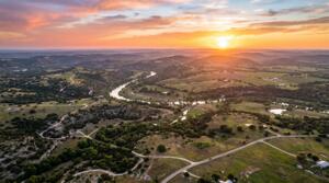 aerial view of land, representing Is a Land Surveyor Required for a Mortgage
