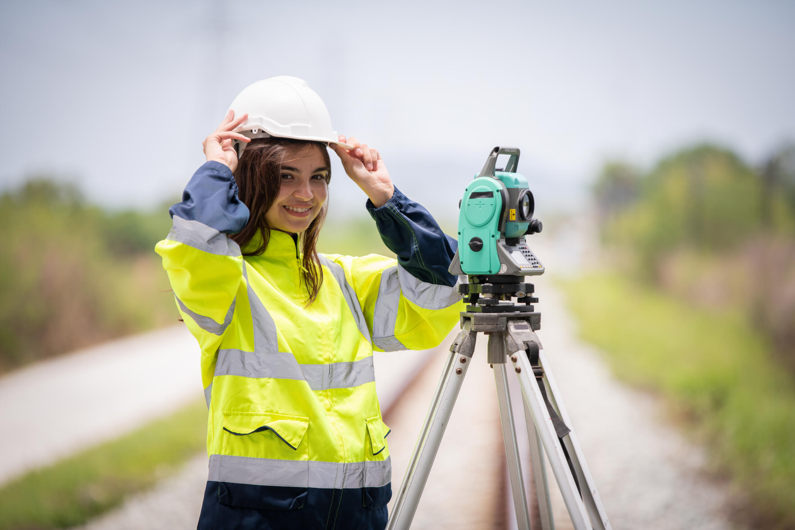 professional land surveyor at work, representing the need to get a Professional Land Surveying Services Quote