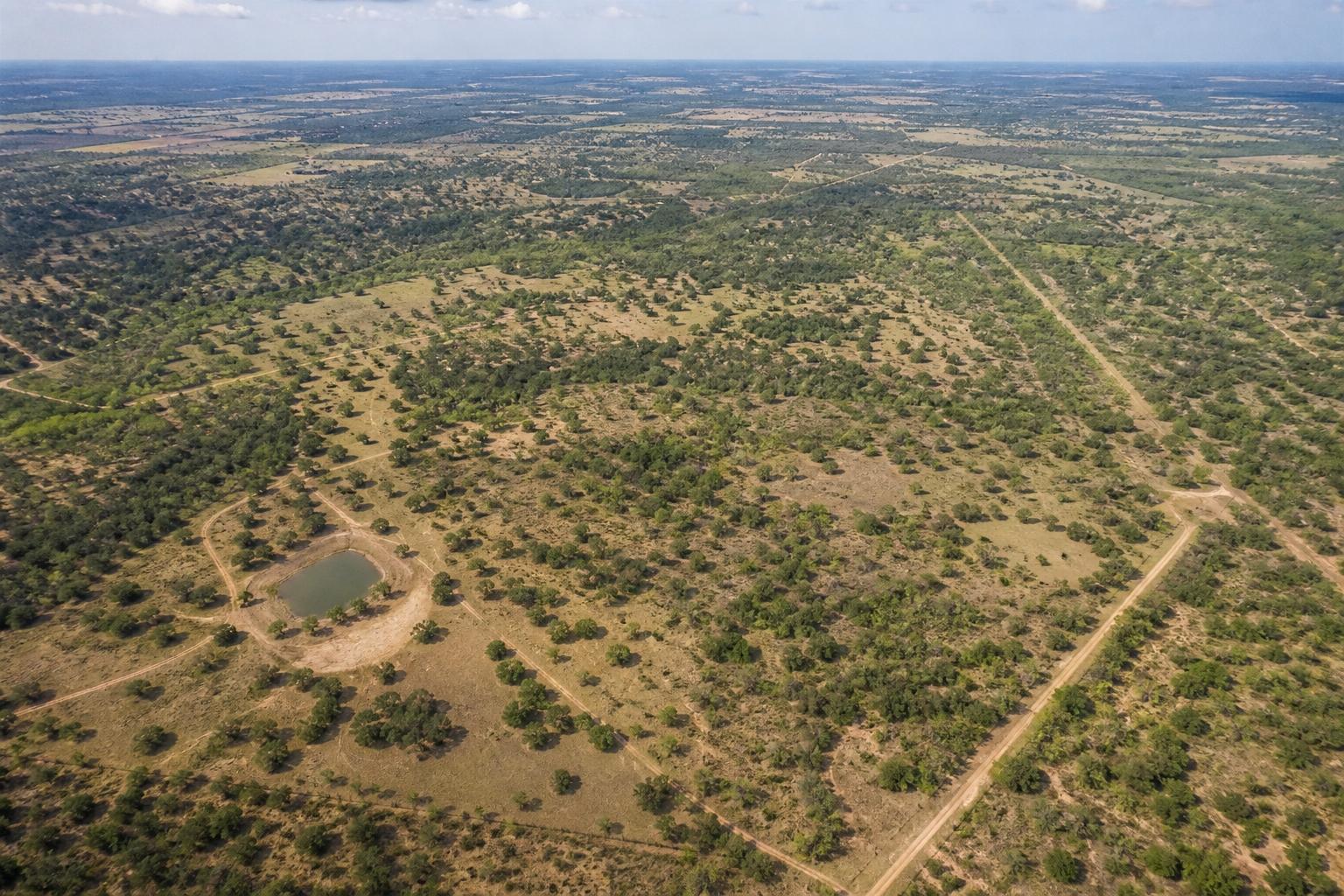 aerial view of land