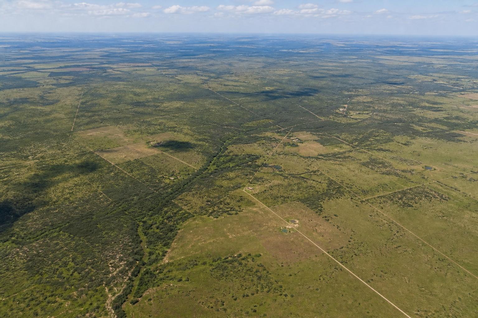 aerial view of land